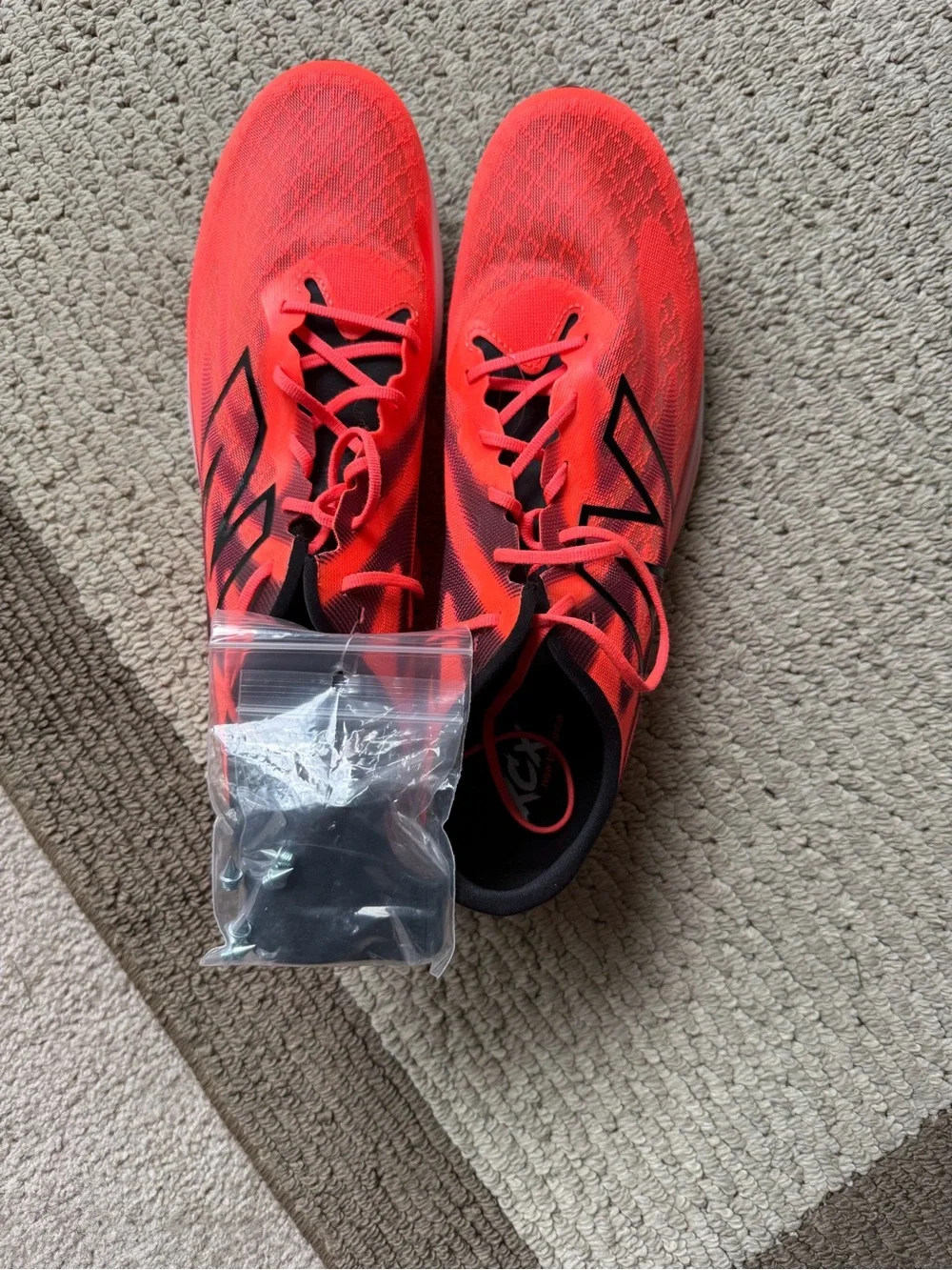 New Balance FuelCell SuperComp XC-X Neon Dragonfly Orange/Black Track Spikes